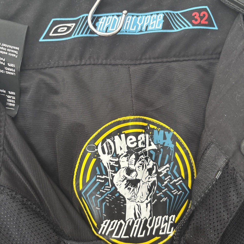 O'Neal Racing Apocalypse MX Motocross Pants/Shorts Black 32 - Picture 5 of 16